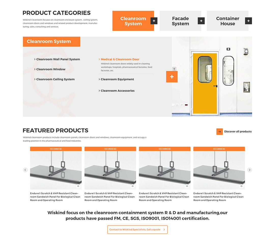 萬事達股份WISKIND外貿(mào)營銷型網(wǎng)站設計
